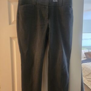 LOFT Gray Straight Leg Pants
